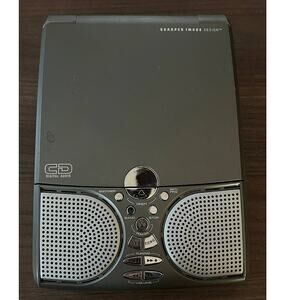 Sharper Image S I686 Portable CD, FM/AM Radio Sound Soother, Alarm Clock Antenna